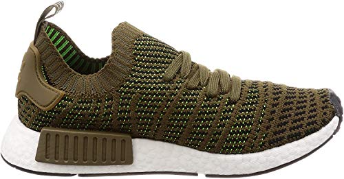 adidas NMD_r1 Stlt Primeknit, Zapatillas para Hombre, Verde (Trace Olive/Core Black/Solar Slime 0), 43 1/3 EU adidas NMD_r1 Stlt Primeknit, Zapatillas para Hombre, Verde (Trace Olive/Core Black/Solar Slime 0), 43 1/3 EU