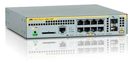 Allied Telesis AT-x230-10GP-50 Gestionado L2+ Gigabit Ethernet (10/100/1000) Gris Energía sobre Ethernet (PoE) - Switch de red (Gestionado, L2+, Gigabit Ethernet (10/100/1000), Energía sobre Ethernet (PoE))