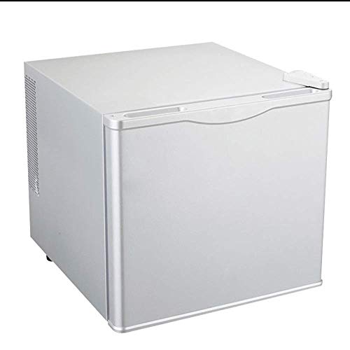 Congelador portátil de 180 litros con refrigerador y mini congelador de 220 vatios para la habitación de hotel en el hogar Alojamiento para estudiantes Reducción de ruido silencioso - Blanco/Negro