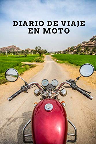 Diario de viaje en moto: Es un cuaderno para llevar un registro y un seguimiento de todas sus rutas en moto - Formato 16 x 23cm con 102 páginas - Regalo original para los amantes de las motos