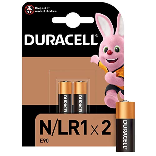 Duracell - Pilas especiales alcalinas N de 1.5 V, paquete de 2 unidades (E90/LR1) diseñadas para su uso en linternas, calculadoras y luces de bicicleta