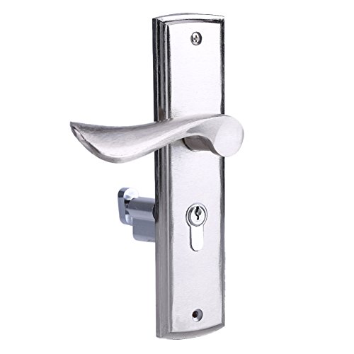 Manija duradera Cerradura de la puerta Cilindro Delantero Puerta trasera Palanca Pestillo Seguridad del hogar con llaves Manija duradera Cerradura de la puerta Cilindro Delantero Puerta trasera Palanca Pestillo Seguridad del hogar con llaves