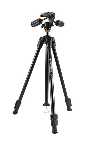 Vanguard Alta CA 203APH - Trípode de aluminio para foto, vídeo y telescopio, de 3 vías y dos manetas