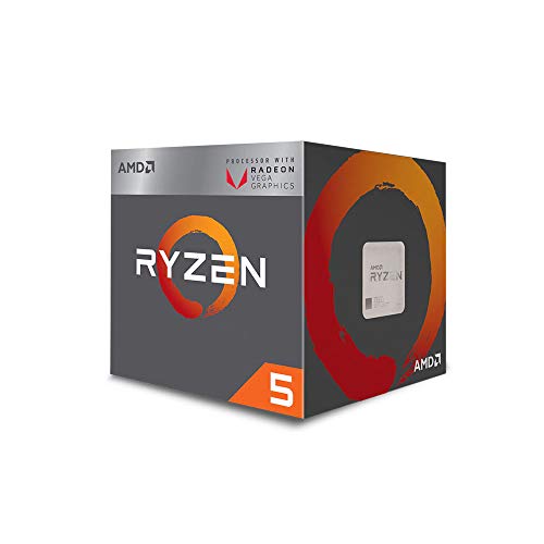 AMD Ryzen 5 3400G, Procesador con Disipador de Calor Wraith Spire (4 MB, 4 Núcleos, Velocidad de 4.2 GHz, 65W) AMD Ryzen 5 3400G, Procesador con Disipador de Calor Wraith Spire (4 MB, 4 Núcleos, Velocidad de 4.2 GHz, 65W)