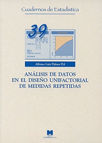 Análisis de datos en el diseño unifactorial de medidas repetidas: 39 (Cuadernos de Estadística)