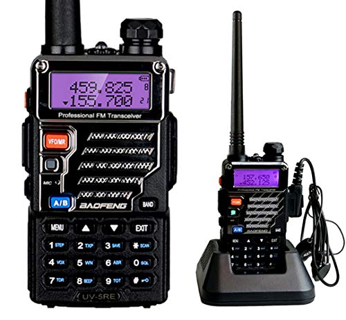 BaoFeng UV-5RE UHF/VHF Radio Bidireccional con Auricular, Doble Banda BaoFeng UV-5RE UHF/VHF Radio Bidireccional con Auricular, Doble Banda