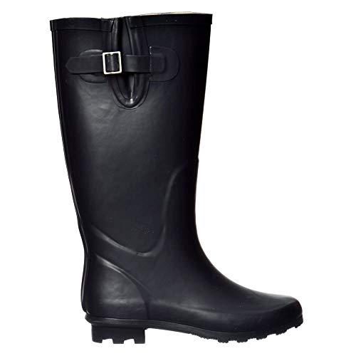 De Onlineshoe Las Mujeres Piso Amplio Wellie Wellington Festival Lluvia Botas - Colores Surtidos UK8 - Eu41 - Us10 - Au9 Marina De Guerra