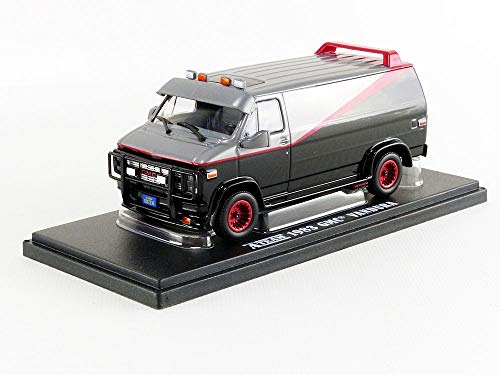 Greenlight - Coche en Miniatura, Modelo Furgoneta GMC Vandura de 1983 de El Equipo A, Escala 1/43 Original, 12 cm Greenlight - Coche en Miniatura, Modelo Furgoneta GMC Vandura de 1983 de El Equipo A, Escala 1/43 Original, 12 cm