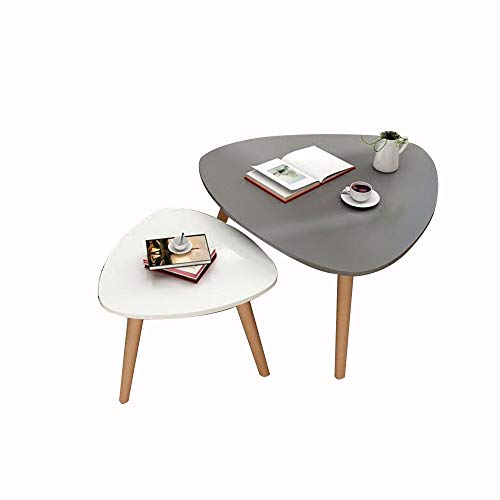HANSHAN Mesa auxiliar Mesas De Anidación, Mesitas De Noche Laterales Apilables Mesa De Centro For Sala De Estar Dormitorio Pequeño Apartamento (Juego De 2) 27 × 17 Pulgadas / 19 × 15 Pulgadas Mesas de HANSHAN Mesa auxiliar Mesas De Anidación, Mesitas De Noche Laterales Apilables Mesa De Centro For Sala De Estar Dormitorio Pequeño Apartamento (Juego De 2) 27 × 17 Pulgadas / 19 × 15 Pulgadas Mesas de
