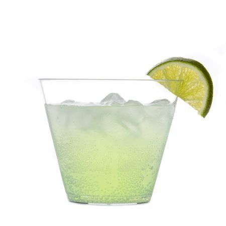 Pack de 40 tazas/vasos/copas de postre de plástico duro, de estilo antiguo de moda para fiesta, –transparente– de 255 ml Pack de 40 tazas/vasos/copas de postre de plástico duro, de estilo antiguo de moda para fiesta, –transparente– de 255 ml
