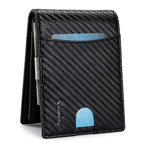 Vemingo Billetero de Hombre con Bolsillo de Moneda/Cartera Piel Hombre con Clip y RFID Bloqueo para Varias Tarjetas personales(Negro) Vemingo Billetero de Hombre con Bolsillo de Moneda/Cartera Piel Hombre con Clip y RFID Bloqueo para Varias Tarjetas personales(Negro)