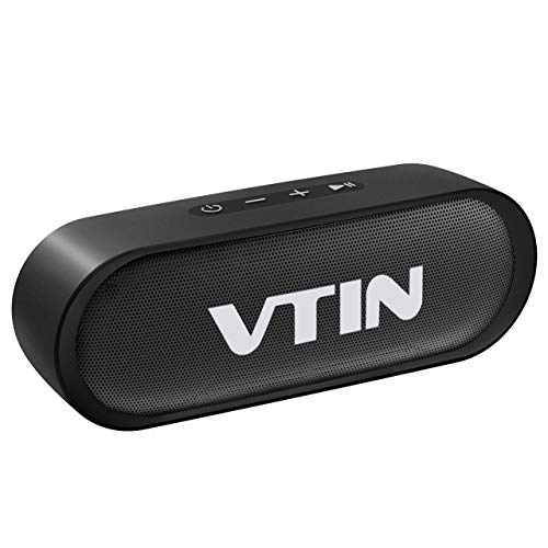 Altavoz Portatil Bluetooth 5.0, VTIN R4 Altavoz Bluetooth Portatil 12W, IPX5, 24H de Reproducción, Altavoz Exterior con Micrófono, AUX/TF, para Teléfono Móvil, Tabletas, MP3, Fiestas (Negro) Altavoz Portatil Bluetooth 5.0, VTIN R4 Altavoz Bluetooth Portatil 12W, IPX5, 24H de Reproducción, Altavoz Exterior con Micrófono, AUX/TF, para Teléfono Móvil, Tabletas, MP3, Fiestas (Negro)