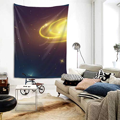 Emonye Tapiz colgante en espiral galaxia en el espacio de la Vía Láctea, 60" x 80" Decoración del hogar Tapices para dormitorio, sala de estar, dormitorio, apartamento