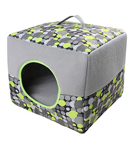 Pet supplies Cueva Dos en uno para Gatos, sofá Plegable portátil para Gatos, Cama Plegable para Gatos, Cama portátil para Mascotas