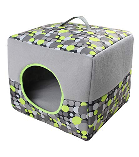 Pet supplies Cueva Dos en uno para Gatos, sofá Plegable portátil para Gatos, Cama Plegable para Gatos, Cama portátil para Mascotas