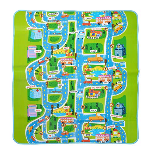 Pink Papaya Alfombra de Juego XXL para niños, Manta Aislante de Picnic Impermeable Incl. Bolsa, Alfombra de Calle de 160 x 180 cm Ciudad, Ciudad con Brigada de Bomberos policía para niños y niñas Pink Papaya Alfombra de Juego XXL para niños, Manta Aislante de Picnic Impermeable Incl. Bolsa, Alfombra de Calle de 160 x 180 cm Ciudad, Ciudad con Brigada de Bomberos policía para niños y niñas