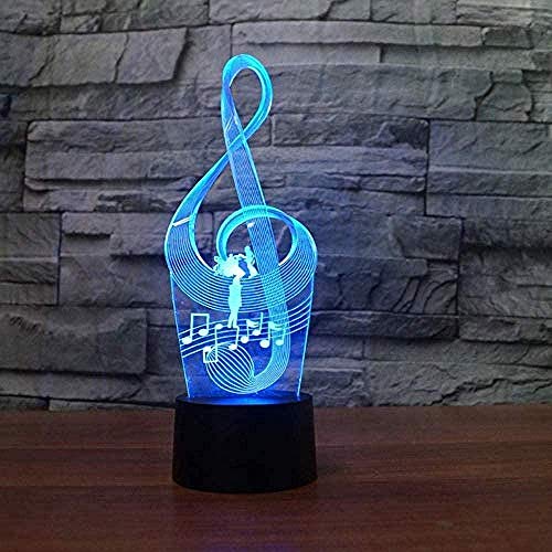 ZWANDP Iluminación del sueño de la computadora Acrílico Toque Apartamento Sensor Habitación de los s Regalo de cumpleaños Lámpara de pared Niña 7 de color 3D ZWANDP Iluminación del sueño de la computadora Acrílico Toque Apartamento Sensor Habitación de los s Regalo de cumpleaños Lámpara de pared Niña 7 de color 3D