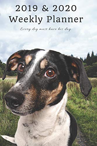 2019 & 2020 Weekly Planner Every dog must have his day.: Funny Jack Russell Terrier: Two Year Agenda Datebook: Plan Goals to Gain & Work to Maintain Daily & Monthly (6 x 9 in; 105 pages)