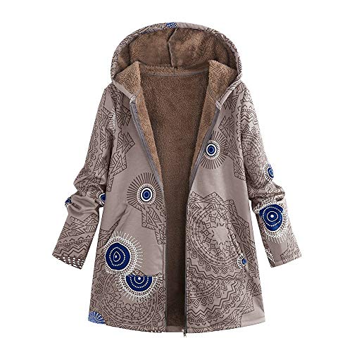 Abrigo De Invierno Mujer Libre Abrigos para Mujer Rebajas Talla Grande Abrigo con Capucha De Manga Larga Vintage Cremallera Señoras Abrigos con Bolsillos Gruesos De Lana riou Abrigo De Invierno Mujer Libre Abrigos para Mujer Rebajas Talla Grande Abrigo con Capucha De Manga Larga Vintage Cremallera Señoras Abrigos con Bolsillos Gruesos De Lana riou