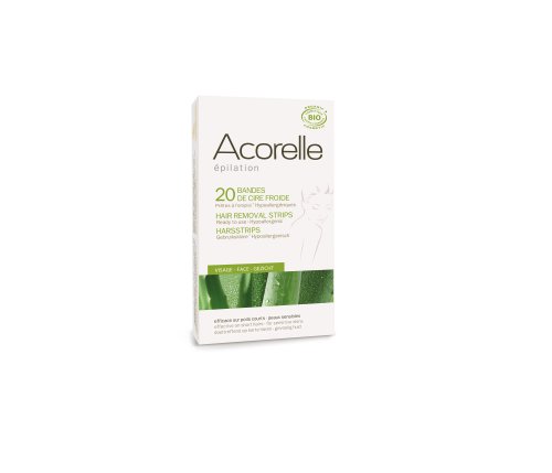 Acorelle A4017 - Bandas Faciales Depilatorias de Cera Fría Acorelle, 20 ud Acorelle A4017 - Bandas Faciales Depilatorias de Cera Fría Acorelle, 20 ud