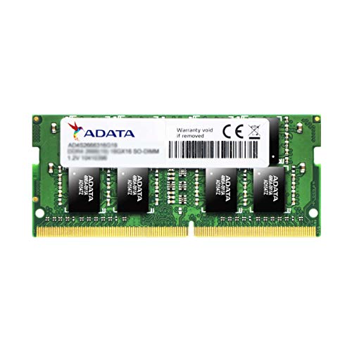 ADATA 8GB, DDR4, 2400 MHz 8GB DDR4 2400MHz módulo de - Memoria (DDR4, 2400 MHz, 8 GB, 1 x 8 GB, DDR4, 2400 MHz, 260-pin SO-DIMM)