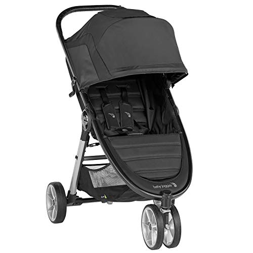 Baby Jogger 2083060 City Mini 2 - Silla de paseo ligera, 3 ruedas, mecanismo de plegado rápido con una sola mano negro Negro Jet