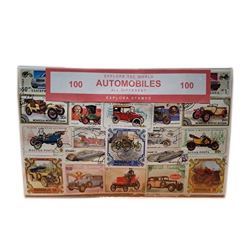 Explora Colección de Sellos Vehículos - Coches / Autos / Automotores para el Transporte/ de Todo el Mundo / 100 Sellos Diferentes / Recuerdo