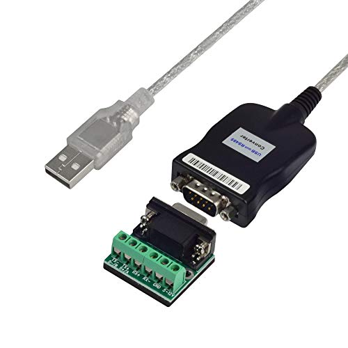 MENGS Cable Adaptador Serie USB 2.0 a RS232 / RS485 / RS422 DB9/M serie Soporta Sistema de ME / Mac OS-8 / OS-9 Linux 2.4