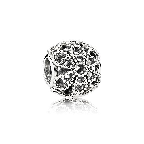 PANDORA 791282 - Abalorio de Plata de Ley con ónice PANDORA 791282 - Abalorio de Plata de Ley con ónice