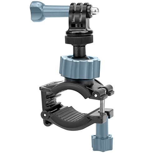 USA GEAR - Soporte Accesorio Moto Camara para bicicleta, adaptable a diferentes tamaños de manillar, rotación 360 grados – para GoPro o similares más adaptador tripode GoPro HERO4 Session 3+ USA GEAR - Soporte Accesorio Moto Camara para bicicleta, adaptable a diferentes tamaños de manillar, rotación 360 grados – para GoPro o similares más adaptador tripode GoPro HERO4 Session 3+