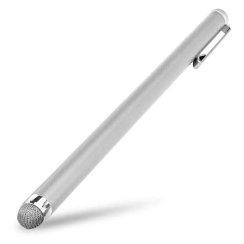 Alcatel OneTouch Pop C9 lápiz Capacitivo, BoxWave® [EverTouch lápiz Capacitivo XL lápiz] con Gran Barril para Alcatel OneTouch Pop C9 – metálico Plata