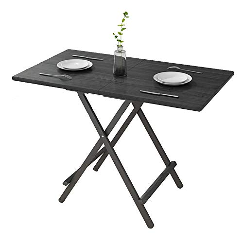 Axdwfd Mesa Plegable Mesa Plegable, Mesa de Comedor Alquiler Inicio Pequeño apartamento Alquiler Mesa Redonda Mesa de Comedor 100x60x74cm (Color : Black) Axdwfd Mesa Plegable Mesa Plegable, Mesa de Comedor Alquiler Inicio Pequeño apartamento Alquiler Mesa Redonda Mesa de Comedor 100x60x74cm (Color : Black)