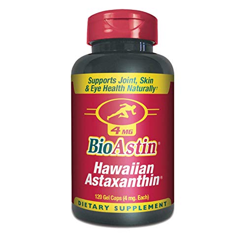 BioAstin astaxantina Hawaiana – 120 ct – 4 MG – Salud Naturalmente – apoya la, piel, conjunta y ojos un super-antioxidant crecido en Hawai