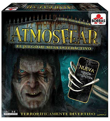Borras- Atmosfear Juego de mesa familiar de habilidad, estrategia y suspense, versión interactiva con App exclusiva, a partir de 12 años (18354) Borras- Atmosfear Juego de mesa familiar de habilidad, estrategia y suspense, versión interactiva con App exclusiva, a partir de 12 años (18354)