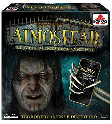 Borras- Atmosfear Juego de mesa familiar de habilidad, estrategia y suspense, versión interactiva con App exclusiva, a partir de 12 años (18354)