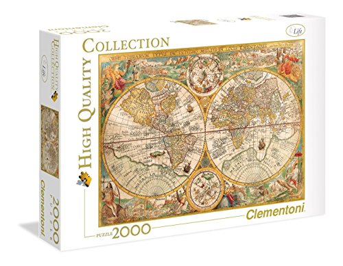 Clementoni - Puzzle 2000 Piezas Mapa Antiguo (32557) Clementoni - Puzzle 2000 Piezas Mapa Antiguo (32557)