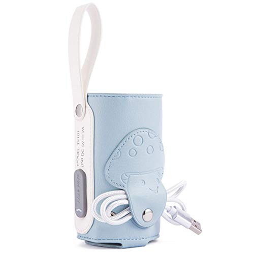 Cubierta aislante de biberón de 10 W, manguera de calentamiento universal Carga por USB Temperatura constante PPSU Calentador del alimentador de la botella de leche - rosa, azul Cubierta aislante de biberón de 10 W, manguera de calentamiento universal Carga por USB Temperatura constante PPSU Calentador del alimentador de la botella de leche - rosa, azul