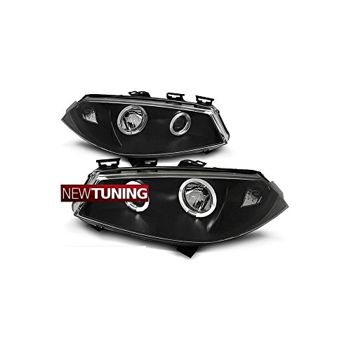 Faros delantero Renault megane ii 11.02 – 12.05 Angel Eyes Negro