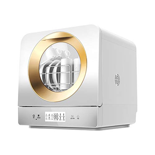 JILEIYMX Compacta Encimera Lavavajillas Portátil Mini Lavavajillas De Limpieza Pequeño Apartamento Oficina Y El Hogar Cocina LED De Pantalla, La Operación De Control Táctil JILEIYMX Compacta Encimera Lavavajillas Portátil Mini Lavavajillas De Limpieza Pequeño Apartamento Oficina Y El Hogar Cocina LED De Pantalla, La Operación De Control Táctil