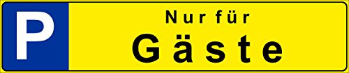Melis Folienwerkstatt Cartel – Solo para Invitados – Aparcamiento Coche matrícula Matrícula Aparcamiento – Rótulo Park ( – s19j de Amarillo Melis Folienwerkstatt Cartel – Solo para Invitados – Aparcamiento Coche matrícula Matrícula Aparcamiento – Rótulo Park ( – s19j de Amarillo