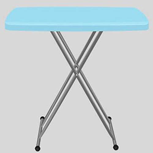 Mesa Plegable, Mesa de Comedor Simple, casa de Alquiler, apartamento pequeño y Sencillo, Mesa Cuadrada de Alquiler Shcro (Color : Blue) Mesa Plegable, Mesa de Comedor Simple, casa de Alquiler, apartamento pequeño y Sencillo, Mesa Cuadrada de Alquiler Shcro (Color : Blue)