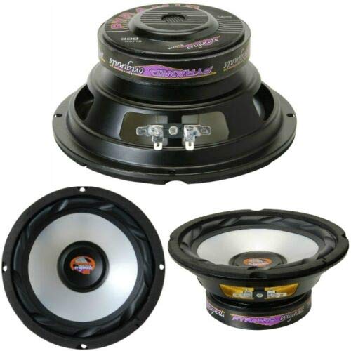 PAREJA DE ALTAVOCES O DIFUSORES MEDIO BAJOS WOOFER PYRAMID WX65X WX 65X DE 16,50 CM 165 MM 6,5" DE 300 WATT RMS Y 600 WATT MAX CON IMPEDANCIA 4 OHM POR PUERTAS PORTERO ES TAQUILLAS COCHE DE PREDISPOSICIÓN