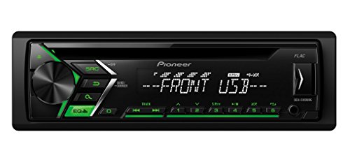 Pioneer DEH-S100UBG Autorradio, Verde