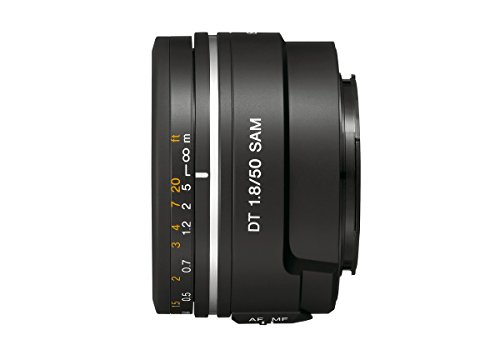 Sony SAL50F18 - Objetivo para Sony (Distancia Focal Fija 50mm, Apertura f/1.8-22) Negro