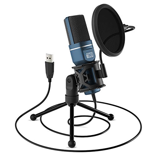 TONOR Micrófono PC Micrófono de Condensador Computadora USB Plug & Play con Soporte Trípode & Filtro Pop para Grabación Vocal, Podcasting, Transmisión, Video de Youtube para Laptop Desktop iMac PC TONOR Micrófono PC Micrófono de Condensador Computadora USB Plug & Play con Soporte Trípode & Filtro Pop para Grabación Vocal, Podcasting, Transmisión, Video de Youtube para Laptop Desktop iMac PC