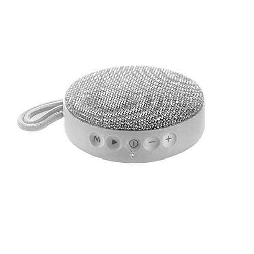 Vieta Pro Round Up - Altavoz inalámbrico (Bluetooth, radio FM, reproductor USB, entrada micro SD, auxiliar, micrófono integrado) gris
