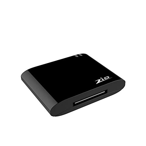 Ziocom Bluetooth 4.1 A2DP Receptor de música de Audio Adaptador Bluetooth Adaptador de Audio inalámbrico portátil para Bose Sounddock y 30Pin iPhone iPod Dock Altavoz Home Sistema de Sonido Negro