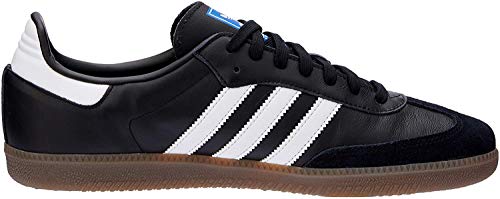 Adidas Samba OG, Zapatillas de Gimnasia para Hombre, Negro (Core Black/Footwear White/Gum 0), 41 1/3 EU