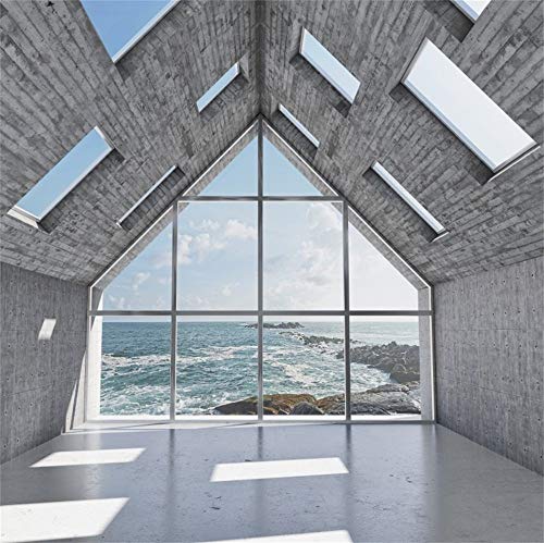 Aliyz 5x5ft Habitación vacía con Vista al mar Foto Telón Fondo Cielo Azul Mar Apartamento Moderno Área salón Ventana Vidrio Vacaciones Piso Cemento Edificio Fotografía Fondo Foto Estudio Atrezzo Aliyz 5x5ft Habitación vacía con Vista al mar Foto Telón Fondo Cielo Azul Mar Apartamento Moderno Área salón Ventana Vidrio Vacaciones Piso Cemento Edificio Fotografía Fondo Foto Estudio Atrezzo