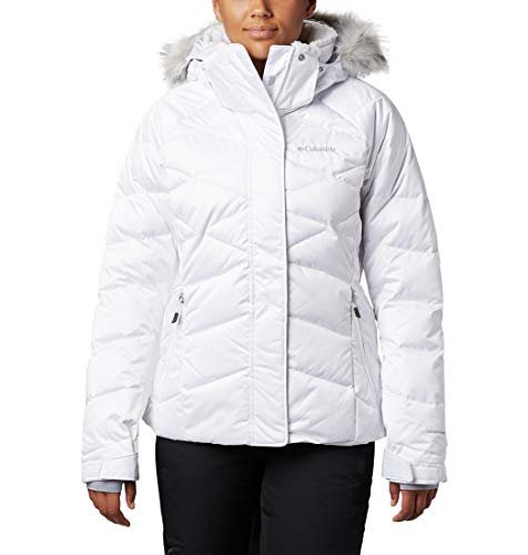Columbia Lay D Down II Chaqueta, Mujer, Blanco (White 101), L Columbia Lay D Down II Chaqueta, Mujer, Blanco (White 101), L